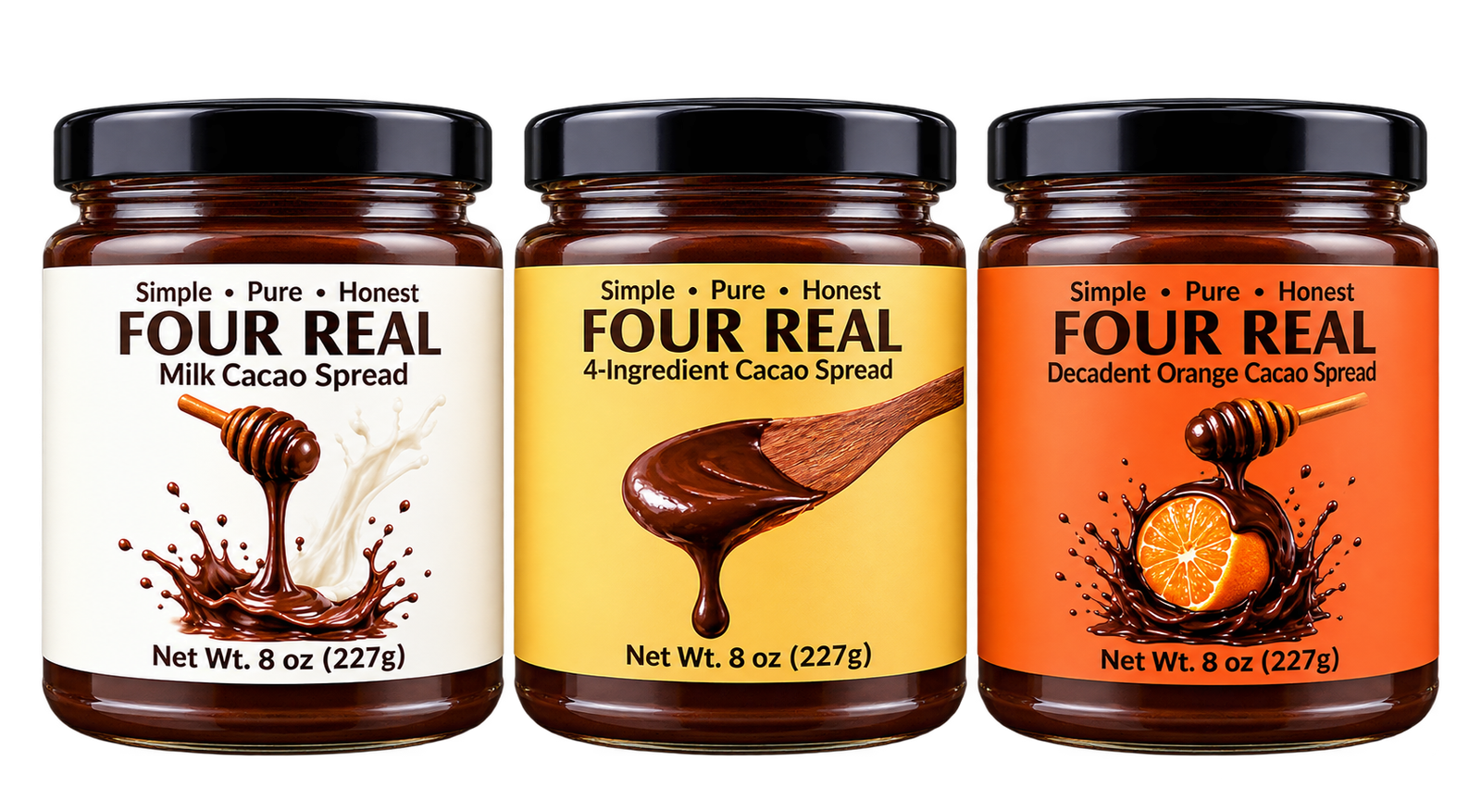 Four Real Full Package 3 Jars